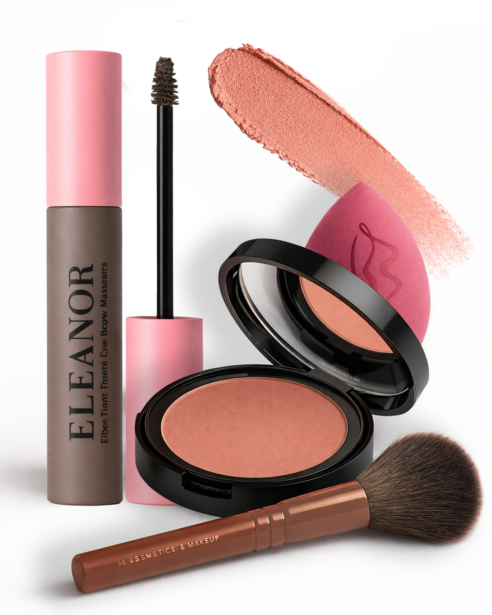 מסקרת גבות Eleanor + סומק Sarah + מברשת מקצועית מס’ 3